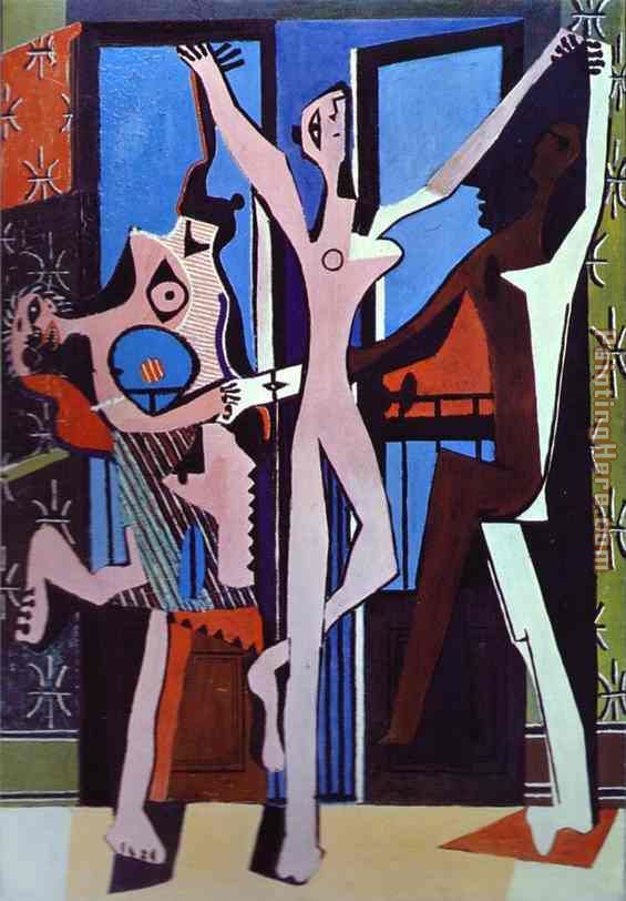Three Dancers painting - Pablo Picasso Three Dancers art painting